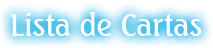 Lista de cartas